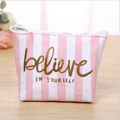 Mini Sanitary Napkin Bag Canvas Coin Purse Credit Card Holder Sanitary Pad Pouch Cosmetics Organizer Storage Bags Women Wallets