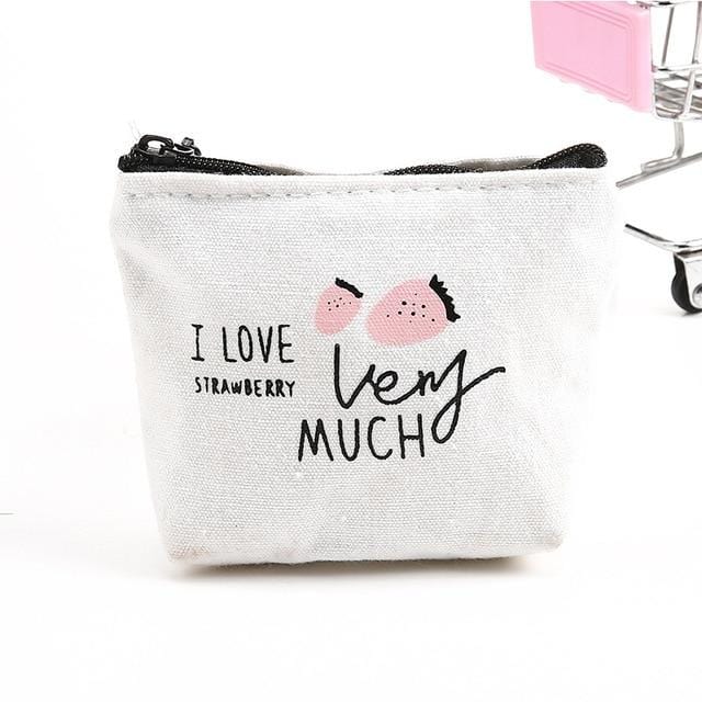 Mini Sanitary Napkin Bag Canvas Coin Purse Credit Card Holder Sanitary Pad Pouch Cosmetics Organizer Storage Bags Women Wallets