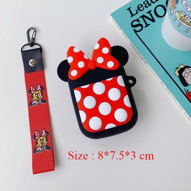 Q UNCLE Cartoon Coin Purse Girls Purse Kawaii Mini Wallet Chain Zipper Silicone Headphone Key Storage Bag Mini Crossbody Bag