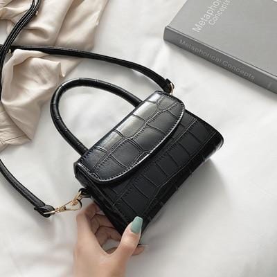 Crocodile Pattern Crossbody Bags For Women 2020 Small Chain Handbag small bag PU Leather Hand Bag Ladies Designer Evening Bags