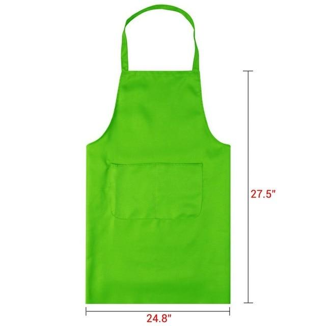 63x70cm classic design work apron polyester kitchen apron with pocket couples apron-Apron-Ultrabasic