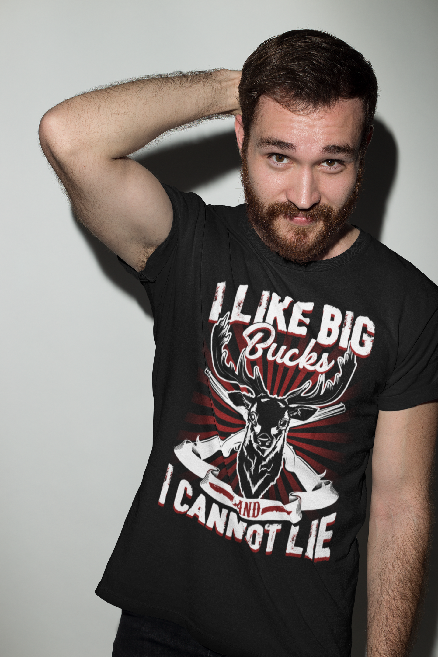 ULTRABASIC Men's T-Shirt I Like Big Bucks and I Cannot Lie - Hunter Tee Shirt