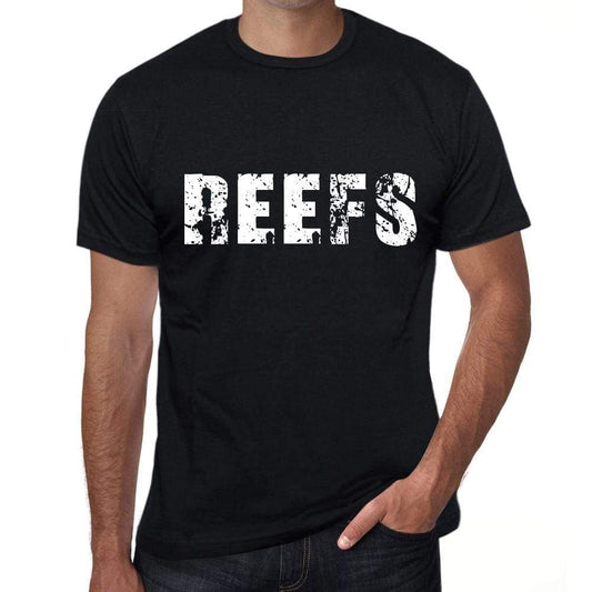 Reefs Mens Retro T Shirt Black Birthday Gift 00553 - Black / Xs - Casual