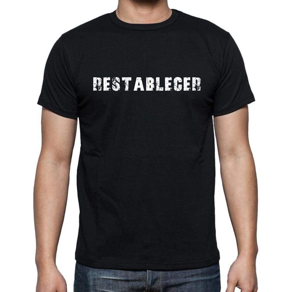 Restablecer Mens Short Sleeve Round Neck T-Shirt - Casual