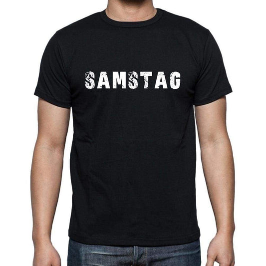 Samstag Mens Short Sleeve Round Neck T-Shirt - Casual