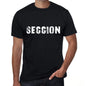 Seccion Mens T Shirt Black Birthday Gift 00550 - Black / Xs - Casual