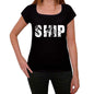Ship Womens T Shirt Black Birthday Gift 00547 - Black / Xs - Casual