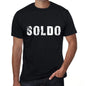 Soldo Mens Retro T Shirt Black Birthday Gift 00553 - Black / Xs - Casual