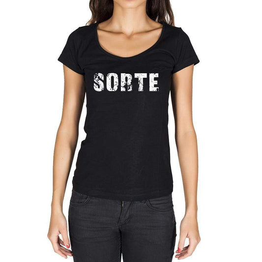 Sorte French Dictionary Womens Short Sleeve Round Neck T-Shirt 00010 - Casual