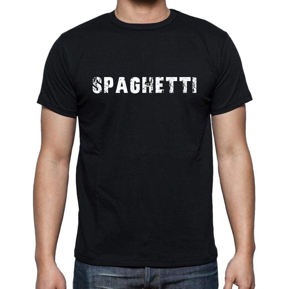 Spaghetti Mens Short Sleeve Round Neck T-Shirt - Casual