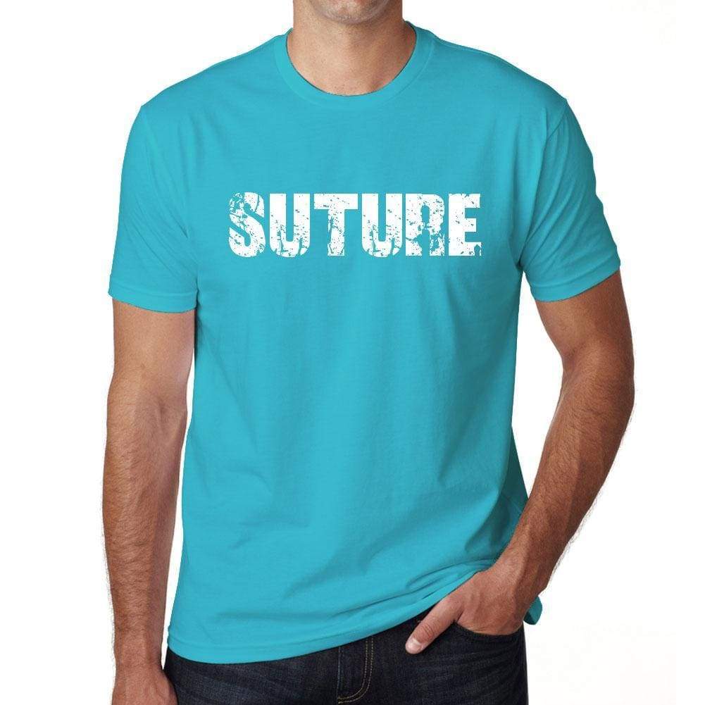 Suture Mens Short Sleeve Round Neck T-Shirt 00020 - Blue / S - Casual