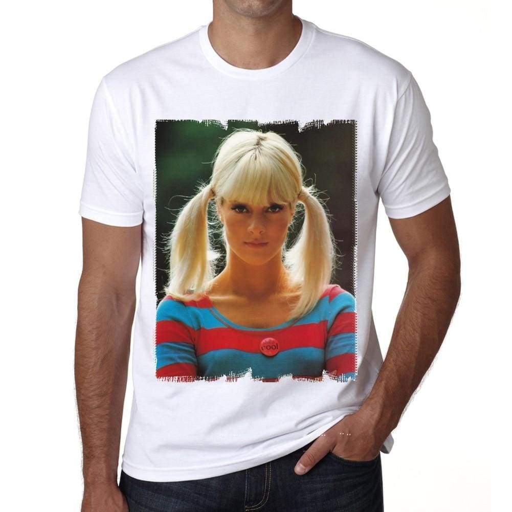 Sylvie Vartan Sixties H Tshirt Mens Tee White 100% Cotton 00196