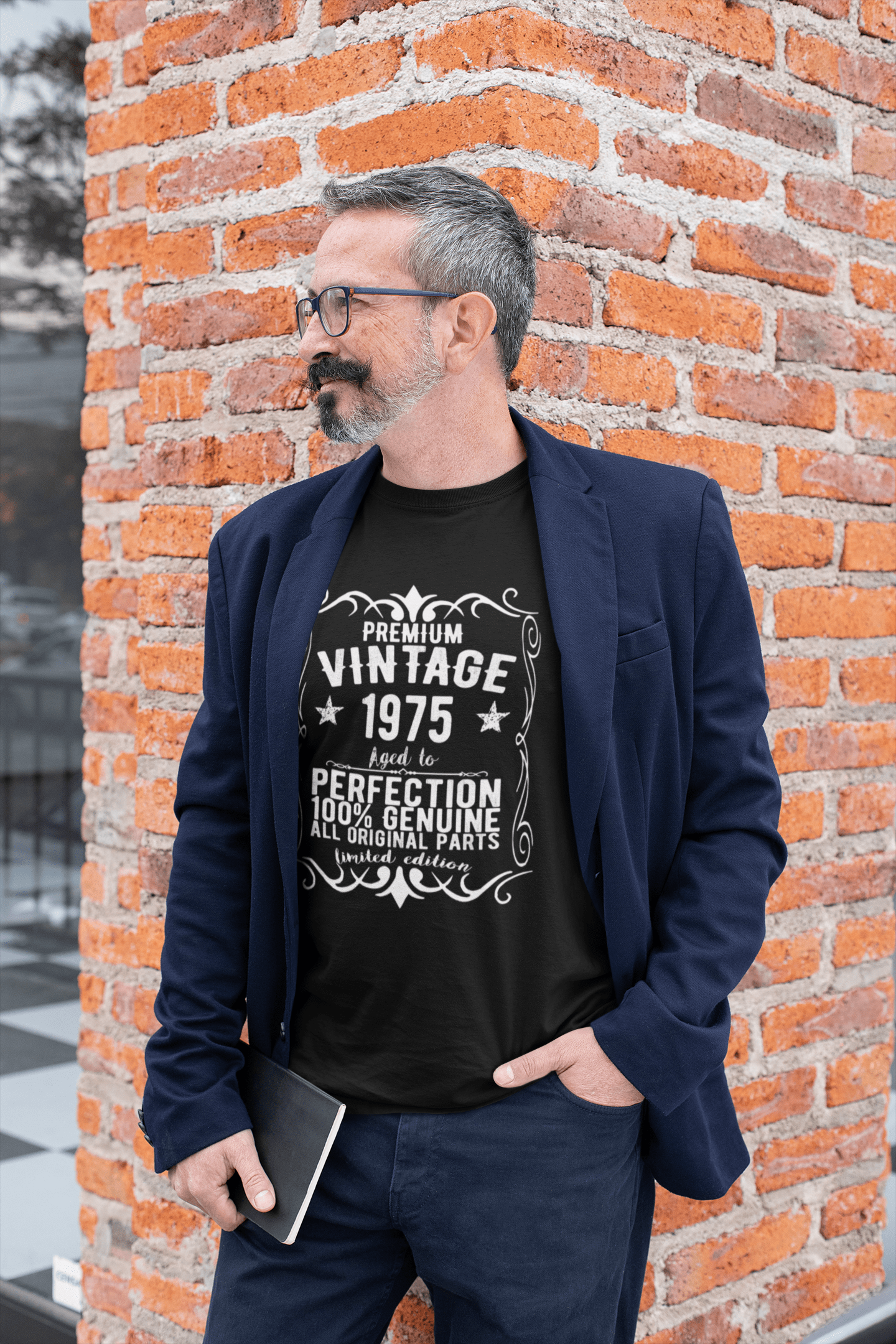 Homme Tee Vintage T Shirt Premium Vintage Year 1975