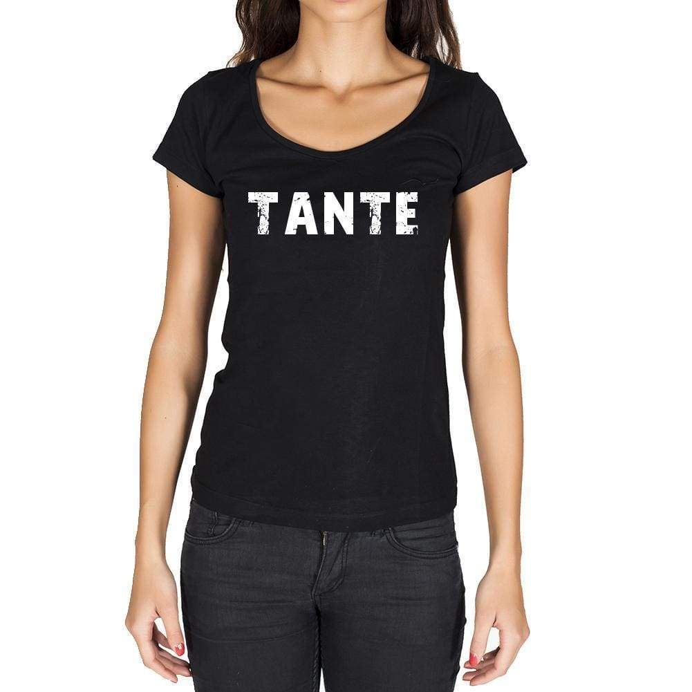 Tante French Dictionary Womens Short Sleeve Round Neck T-Shirt 00010 - Casual