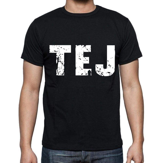 Tej Men T Shirts Short Sleeve T Shirts Men Tee Shirts For Men Cotton Black 3 Letters - Casual