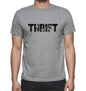 Thrift Grey Mens Short Sleeve Round Neck T-Shirt 00018 - Grey / S - Casual