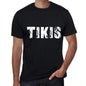 Tikis Mens Retro T Shirt Black Birthday Gift 00553 - Black / Xs - Casual