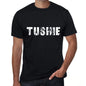 Tushie Mens Vintage T Shirt Black Birthday Gift 00554 - Black / Xs - Casual