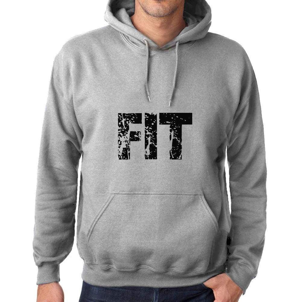 Unisex Printed Graphic Cotton Hoodie Popular Words Fit Grey Marl - Grey Marl / Xs / Cotton - Hoodies