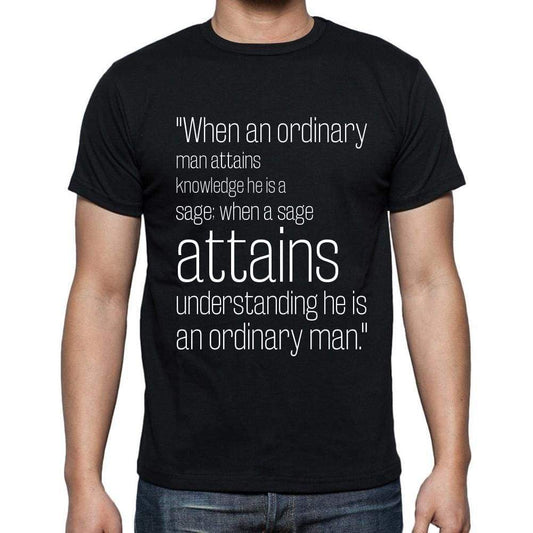 Unknown Author Quote T Shirts When An Ordinary Man At T Shirts Men Black - Casual