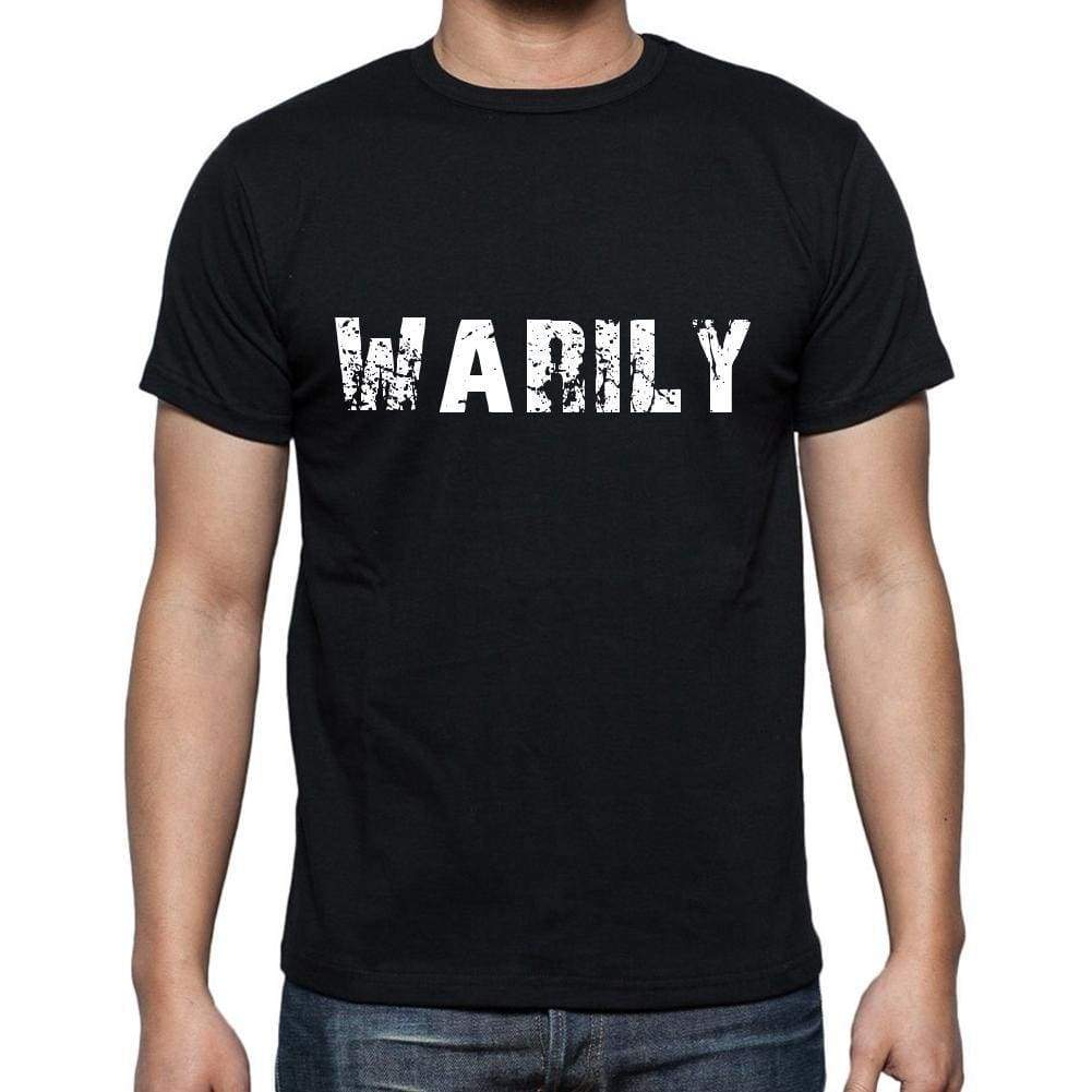 Warily Mens Short Sleeve Round Neck T-Shirt 00004 - Casual