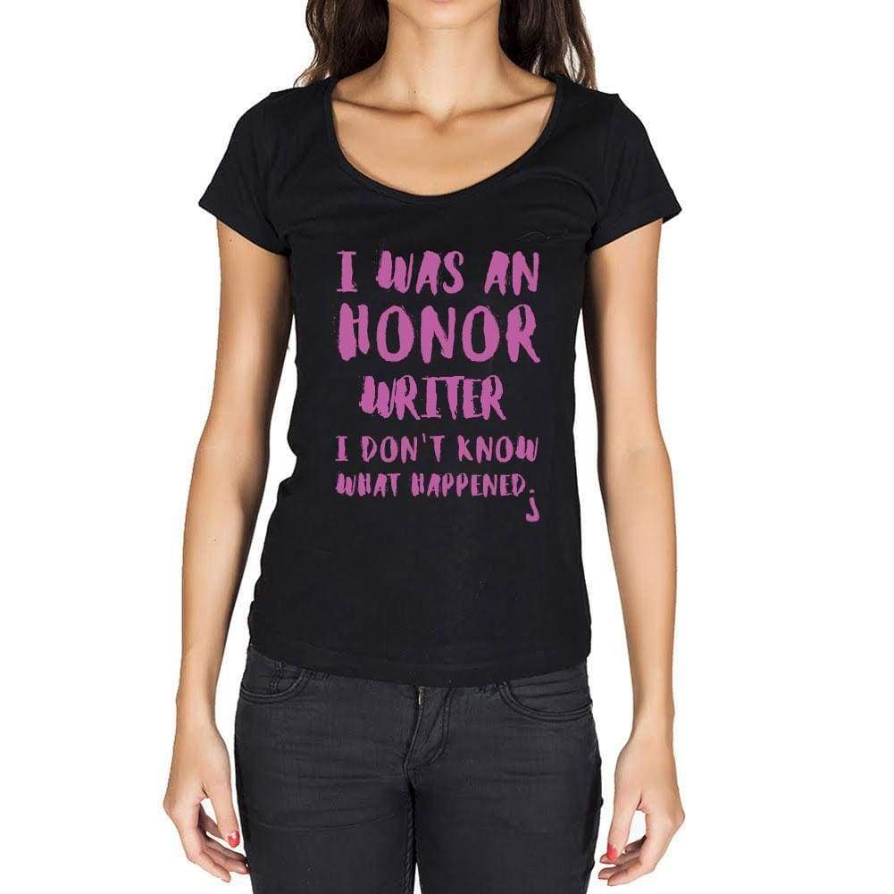 'WRITER, What happened, Black, <span>Women's</span> <span><span>Short Sleeve</span></span> <span>Round Neck</span> T-shirt, gift t-shirt 00317 - ULTRABASIC