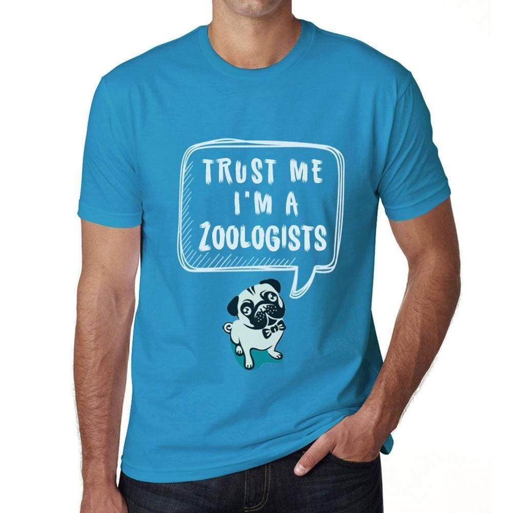 Zoologists Trust Me Im A Zoologists Mens T Shirt Blue Birthday Gift 00530 - Blue / Xs - Casual